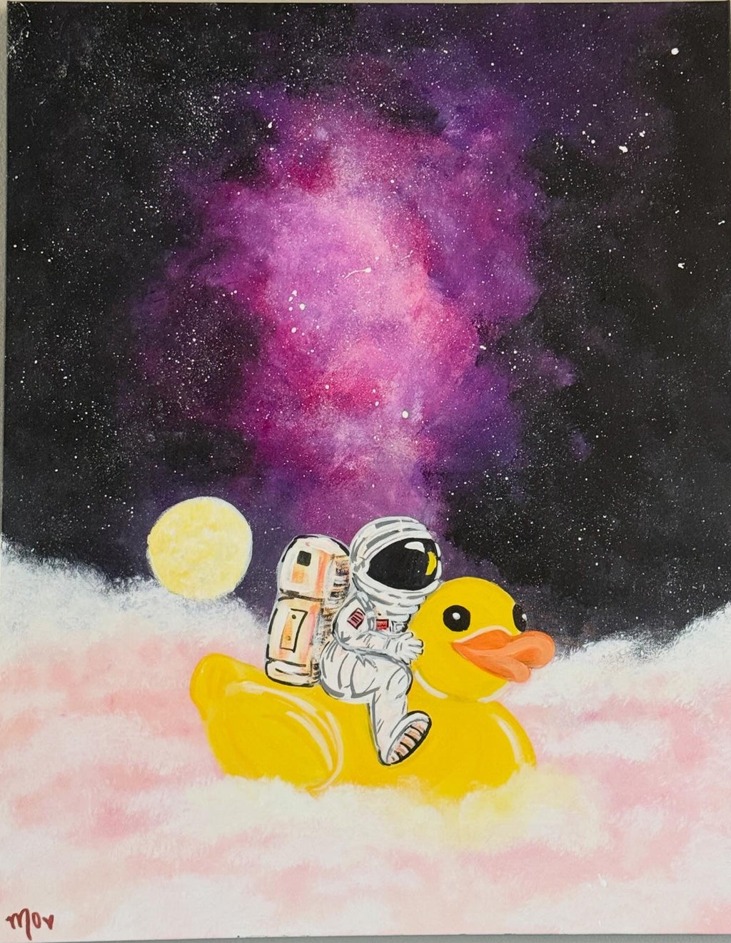 Stellar Ride — original acrylic painting by Maggie Oates