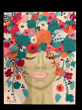 Colorful Floral Portrait