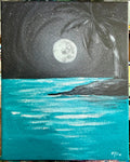 Moonlit Escape — original acrylic painting by Maggie Oates