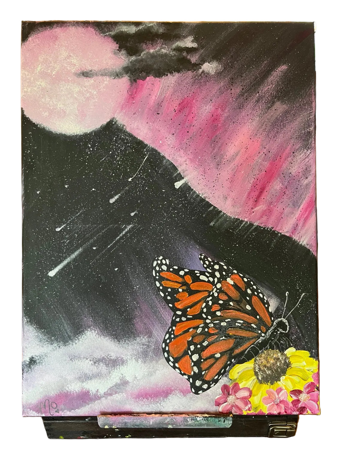 Butterfly Dreams, original painting 16 × 20 inches