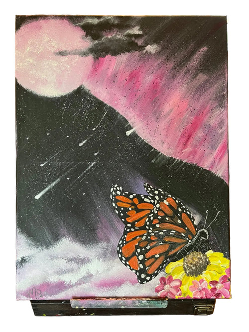 Butterfly Dreams, original painting 16 × 20 inches