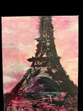 Parisian Dreams, original acrylic painting 12 × 16 inches by Maggie Oates